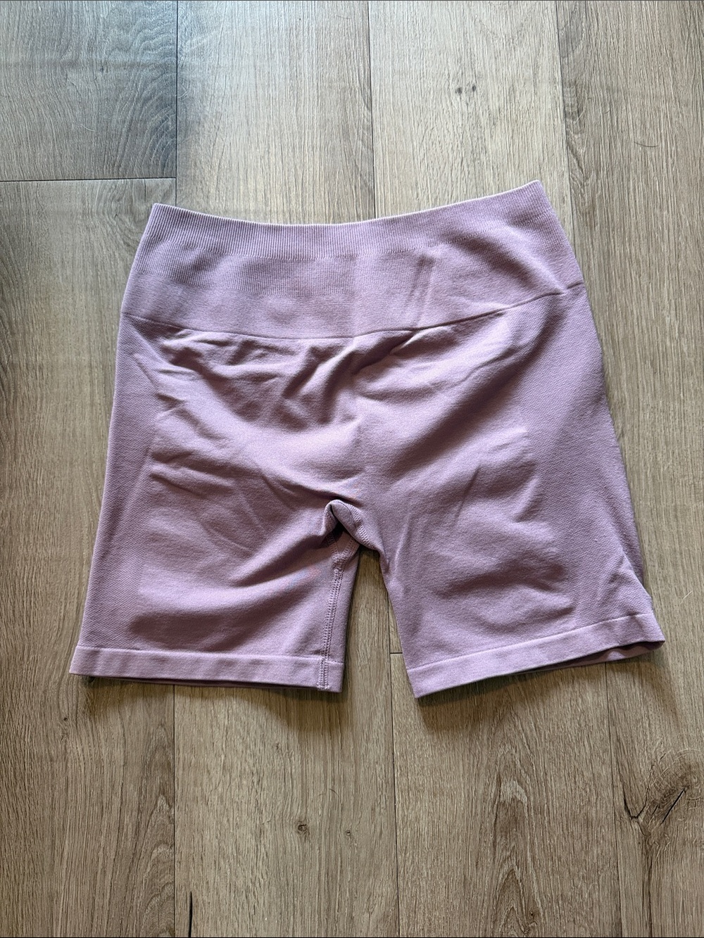 High-Rise Bike Shorts in Dusty Mauve